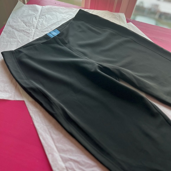 Simply Vera by Vera Wang sz 6 black dress pants ankle cropped side zip SPRING - Picture 4 of 13